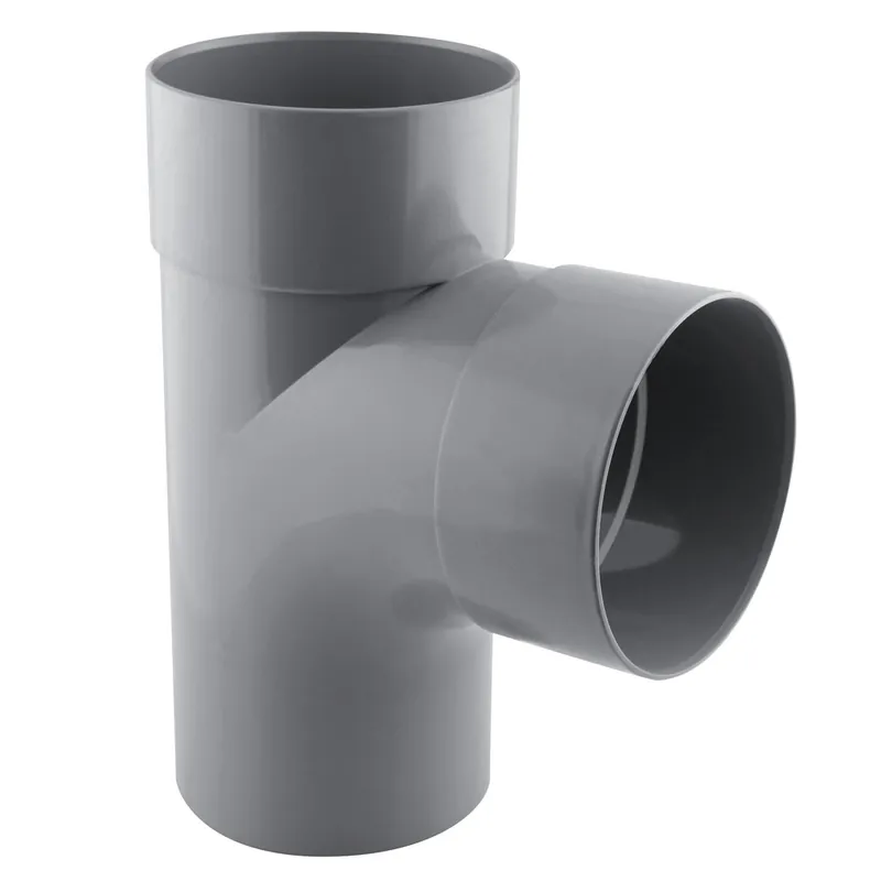 Culotte PVC évacuation 87° mâle/femelle Ø125 - FITT Expédition Rapide