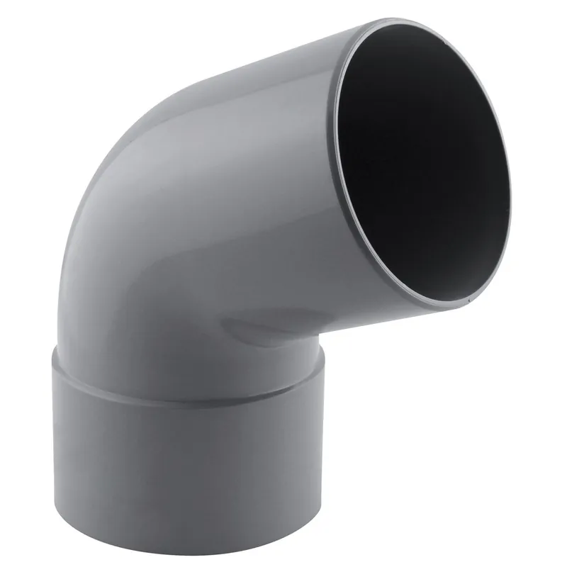 Retour Gratuit Coude PVC évacuation 67° mâle/femelle Ø125 - FITT