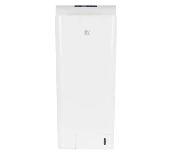 Sèche-mains automatique à air pulsé 350 m3/h 1850 W couleur blanc avec lampe germicide UV Super Dry Vortice Expédié Aujourd'hui