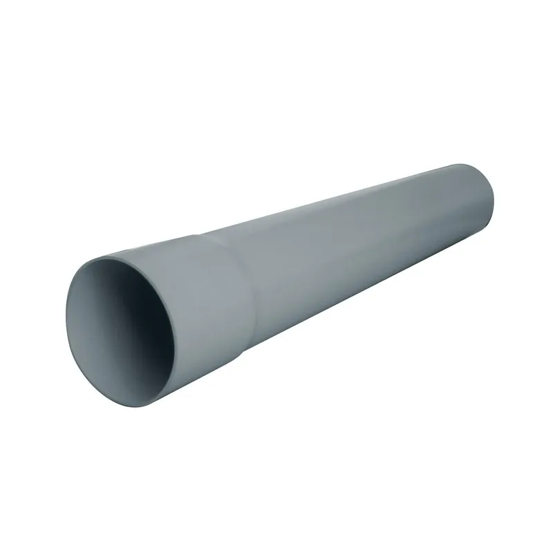 Tube de descente Ø80 gris longueur 4m - FITT Top Vente