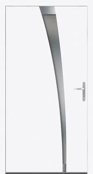 Affaire À Saisir Porte d‘entrée alu Superior x820 - Blanche - H.2180xL.960mm QUADROFORM