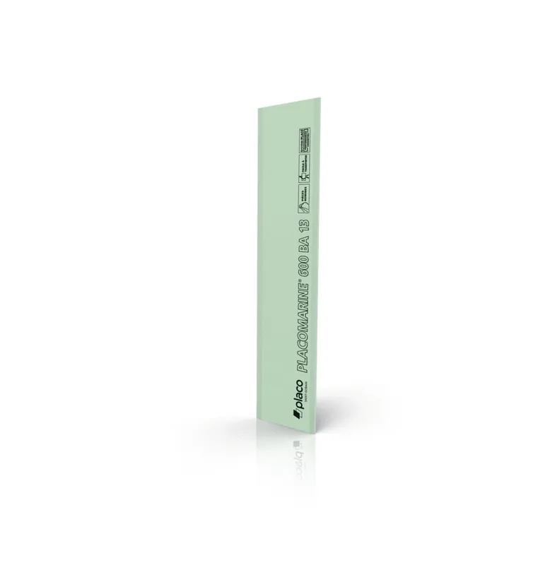 Plaque de plâtre Marine BA13 pour pièce humide 2.50 x 0.60 m PLACO Jusqu'à Épuisement Des Stocks