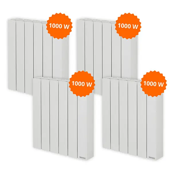 Commander Vite Pack 4 radiateurs électriques 1000 W Baléares 2 - THERMOR