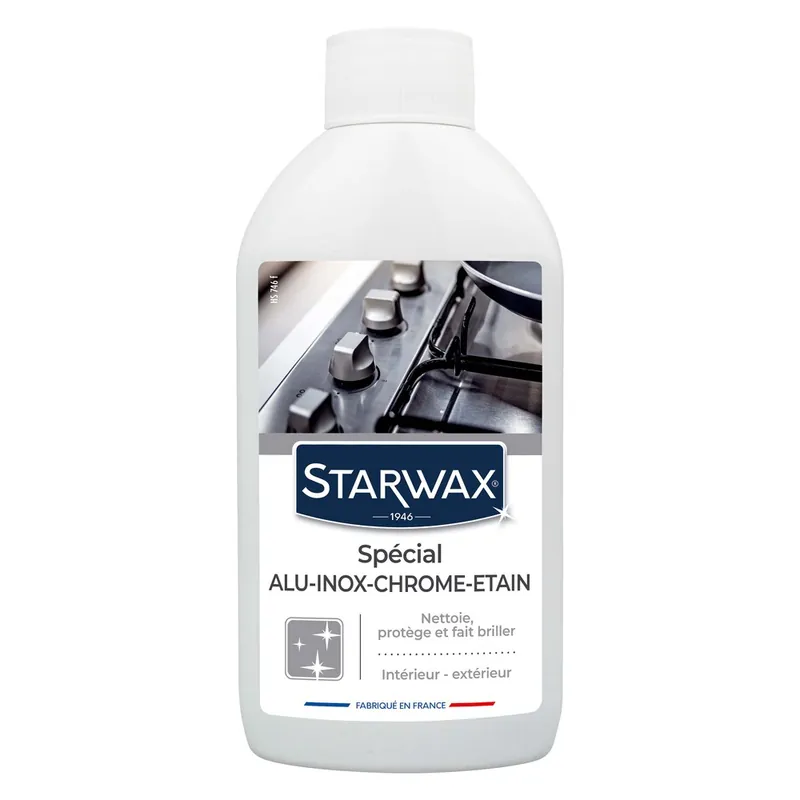 Haute Qualité Nettoyant spécial alu-inox-chromé 250 ml STARWAX