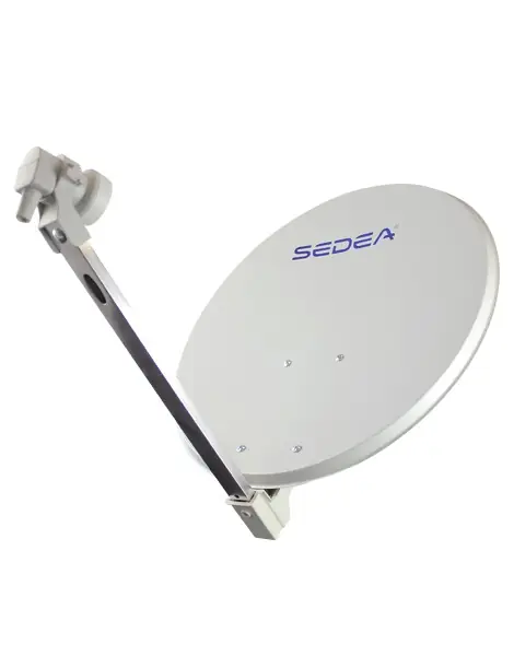 Parabole acier diamètre 60 cm avec tête satellite "LNB" SEDEA Quantité Limitée