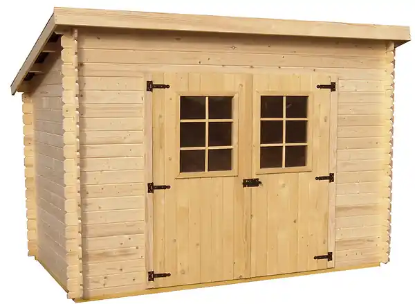 Abri jardin bois sapin 20mm - L.300xH.201xP.184cm HABRITA Nouvelle Collection