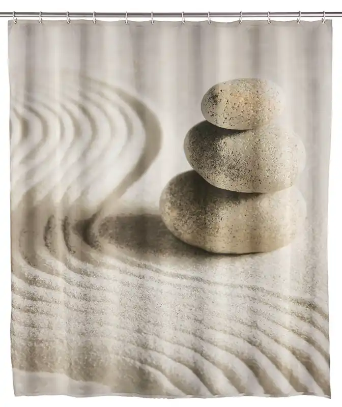 Quantité Limitée Rideau textile Sand and stone 180 x 200 cm