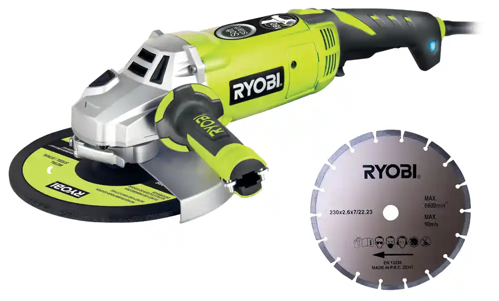 Populaire Meuleuse 2000 W diamètre 230 mm avec disque diamant EAG2000RSD1 RYOBI