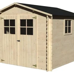 Abri jardin Mirama bois - 6,01m² - L.283xH.210xP.272cm DECOR ET JARDIN Expédition Rapide