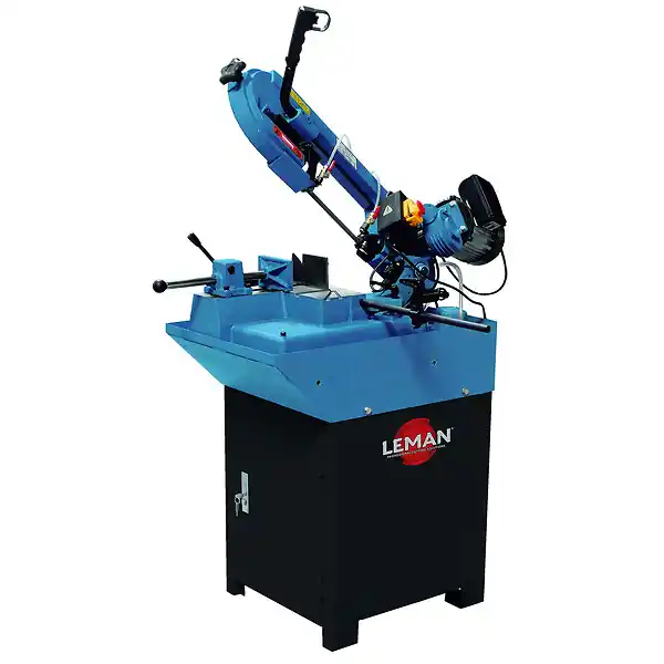 Dernière Chance Scie à ruban métal manuelle Diamètre 150mm lame 1735mm 550W SRM150 Leman