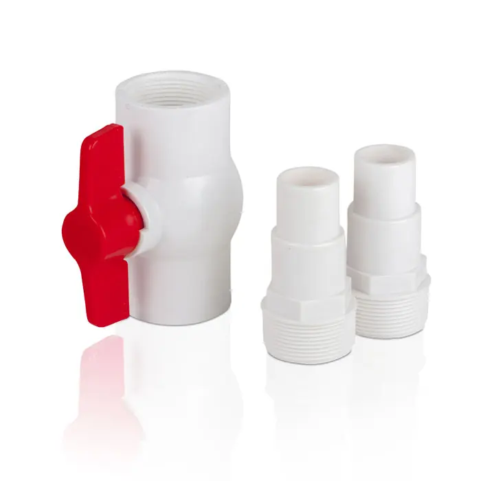 Vanne boule ouverture/fermeture pour tuyaux Ø38/32 mm -GRE Haute Qualité