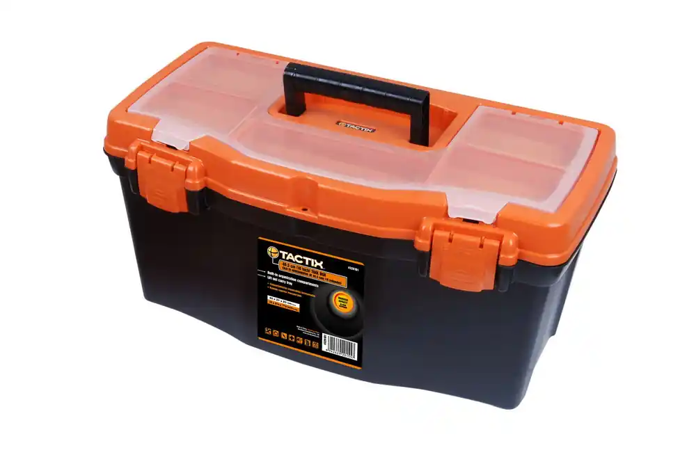 Boîte à outils en plastique 40 cm TACTIX Bon Marché