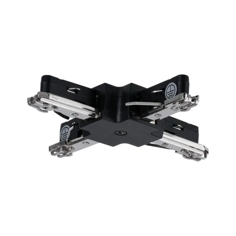 Connecteur de rails en X noir mat 1000W URAIL PAULMANN Nouveauté