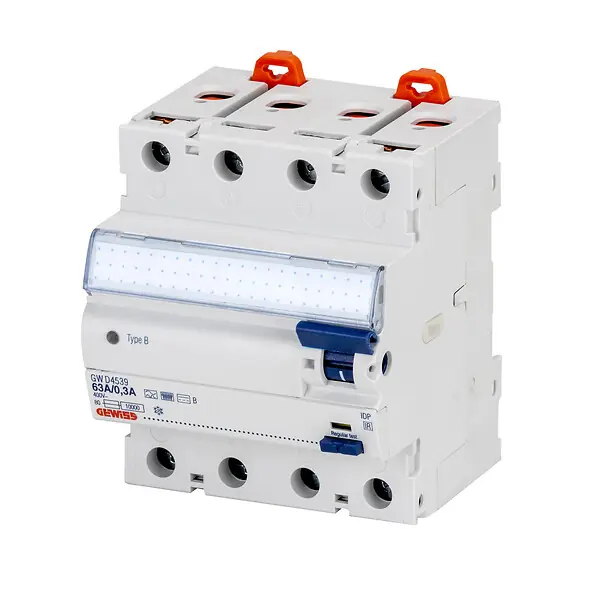 Expédié Aujourd'hui Interrupteur différentiel 40 A 30 mA 4 modules type PURO immunisé - GEWISS - GWD4532