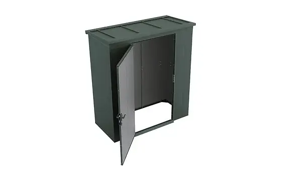 Commande En Gros Abri de jardin en métal GARY T1 - Vert - L.191,8xP.97,8xH.212,1cm WEKA