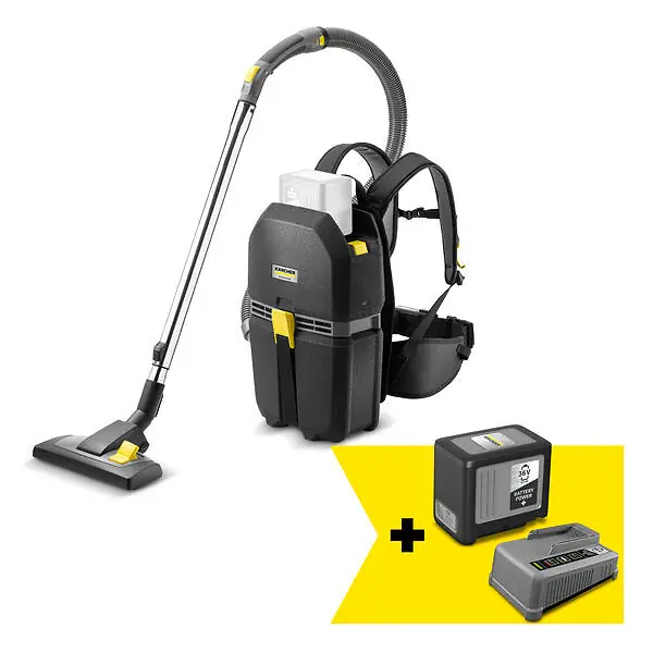 Retour Gratuit Aspirateur dorsal BVL 5/1 Bp Pack - KÄRCHER PRO - 9.568-389.0 - Avec batterie KARCHER PRO