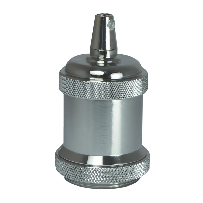 Usine Directe Douille électrique E27 métal nickel - TIBELEC