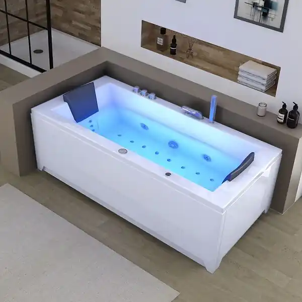 Baignoire balnéo London S 22 jets Whirlpool DISTRIBAIN Réduction
