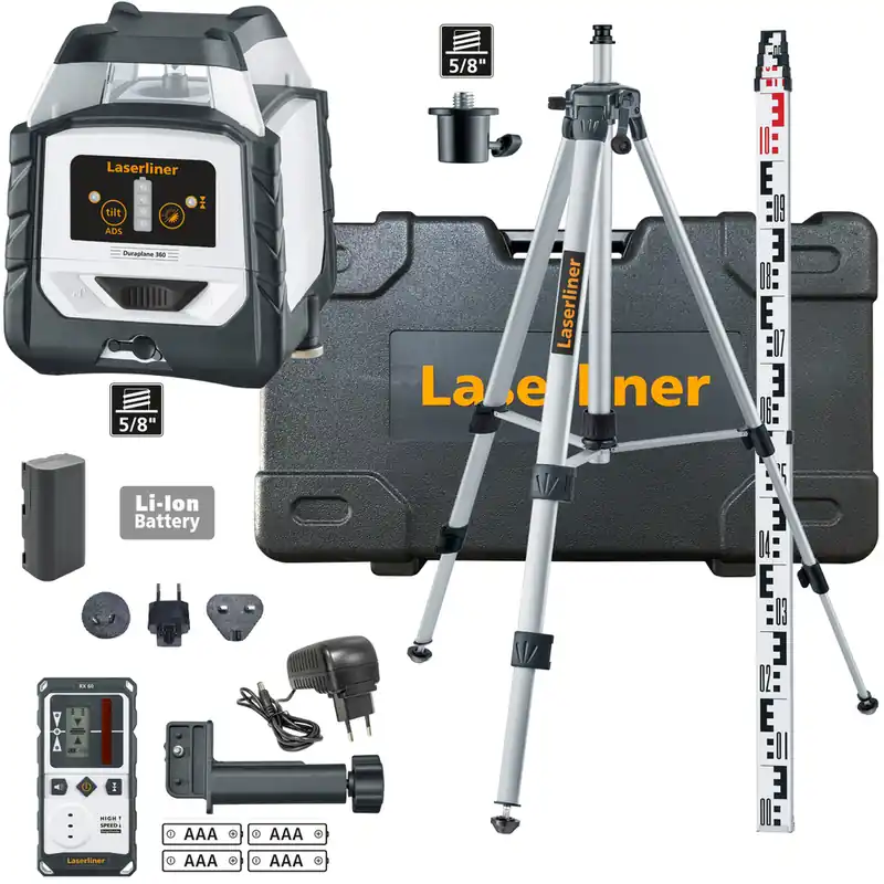Achat Immédiat Niveau laser Duraplane 360SET - LASERLINER