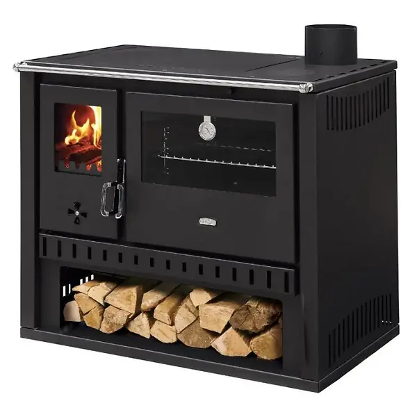 Cuisinière à bois GT FI S DR sortie côté droit - INTERSTOVES Haute Qualité