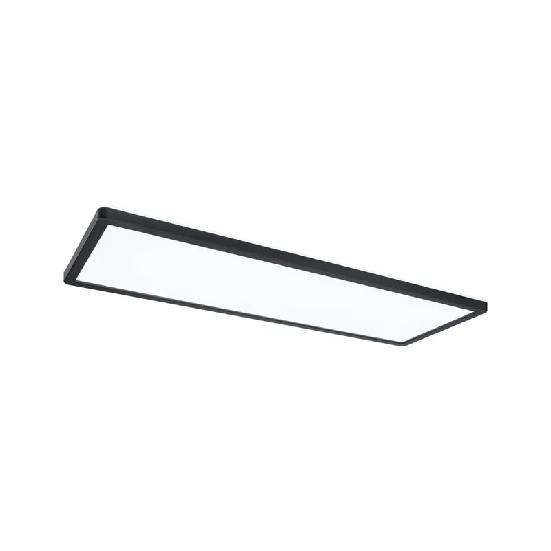 Satisfait Ou Remboursé Plafonnier LED rectangle noir 580x200 4000K 22W ATRIA SHINE PAULMANN