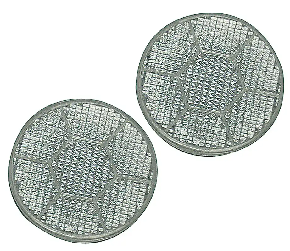 Lot 2 CATADIOPTRES Ø60mm Blanc Solde