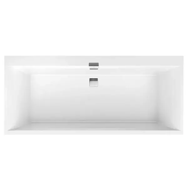 Expédié Aujourd'hui Baignoire rectangulaire Squaro 180x80 cm marbre coulé, sans pieds, blanc (UBQ180SQE2DV-01) VILLEROY & BOCH
