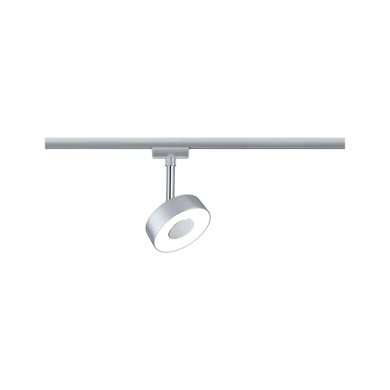 Réduction Spot sur rail LED chrome mat 5W 2700K CIRCLE URAIL PAULMANN