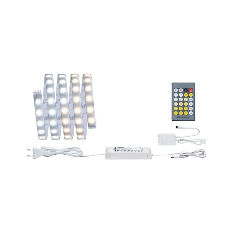 Ruban LED 1,5m prêt à l‘emploi blanc dynamique IP44 10W 24V MAXLED 500 PAULMANN Achat Immédiat