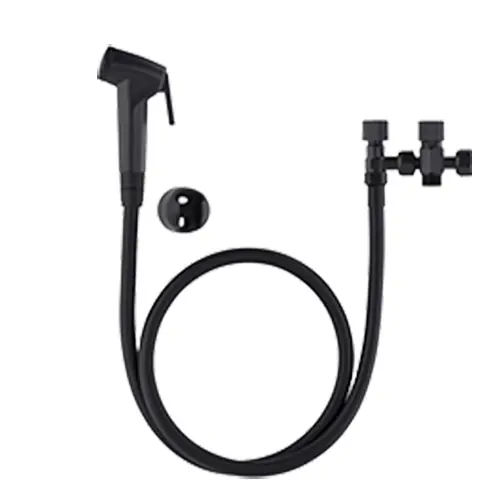 Pack hygiène pour WC avec douchette Abs noir QUICK PLOMBERIE Retour Gratuit