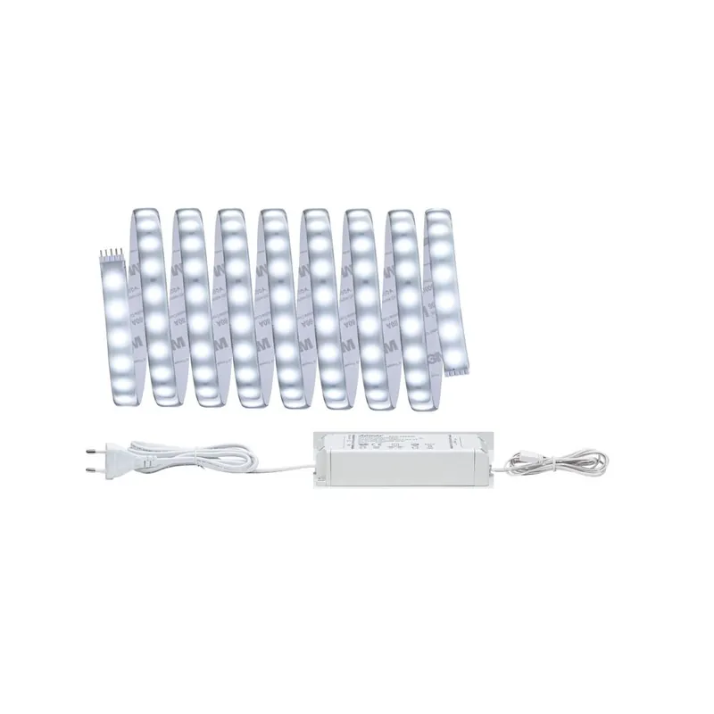 Pas Cher Ruban LED 3m prêt à l‘emploi blanc froid IP44 17W 24V MAXLED 500 PAULMANN
