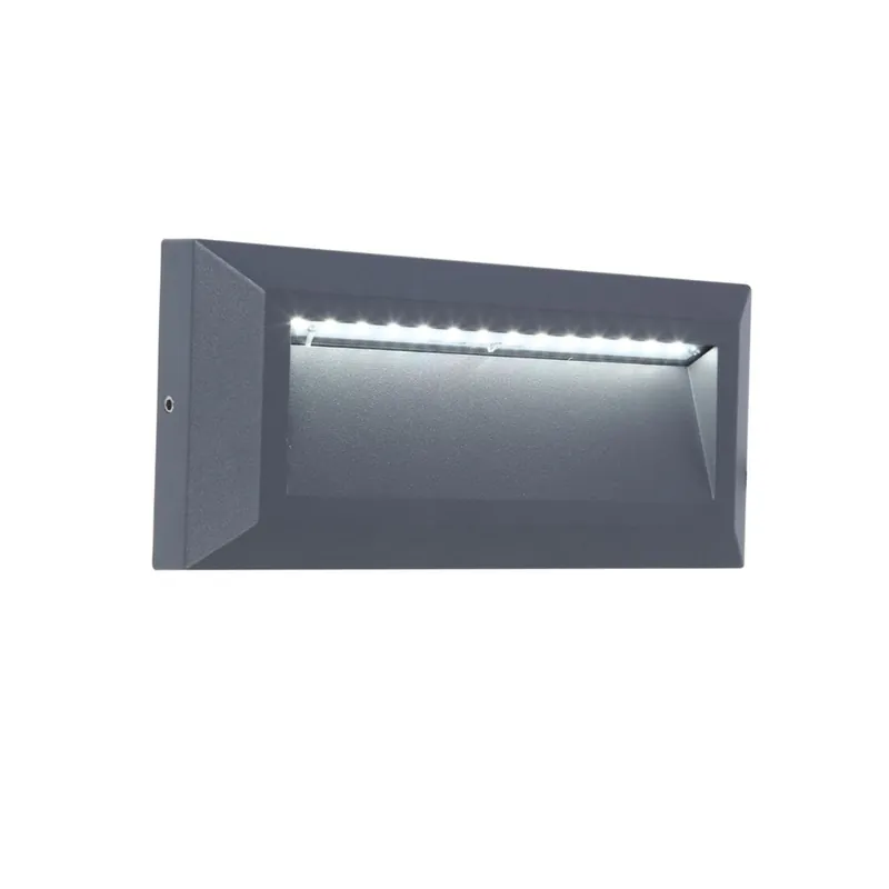 Applique extérieur LED Helena anthracite IP54 400 lumens blanc neutre - COREP Soldes