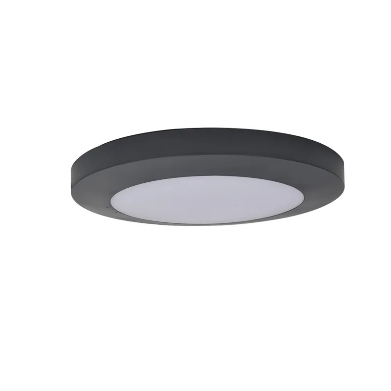 Meilleure Vente Plafonnier extérieur LED Kayah anthracite IP54 1250 lumens blanc chaud - COREP