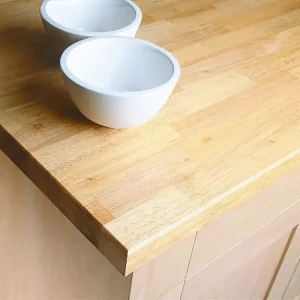 Acheter Direct Plateau bois hévéa ép.25 x 650 x 2400 mm