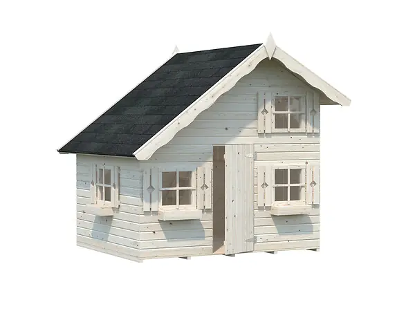 Achat Immédiat Cabane de jeux enfant en bois Tom - L.258xl.224xH.224cm PALMAKO