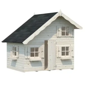 Acheter Direct Cabane de jeux enfant en bois avec mezzanine Tom - 3,8 m² - Livraison à domicile incluse - PALMAKO
