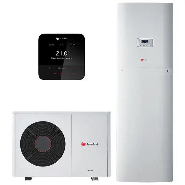 Pompe à chaleur Air / Eau Monobloc GeniaAir Max 5 Mono + GeniaSet Max + MiPro Sense - SAUNIER DUVAL Meilleur Prix