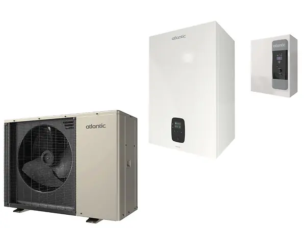Livraison Express Pompe à chaleur hybride murale monobloc gaz Hybea 11 kW Duo 25 kW - ATLANTIC - 527437