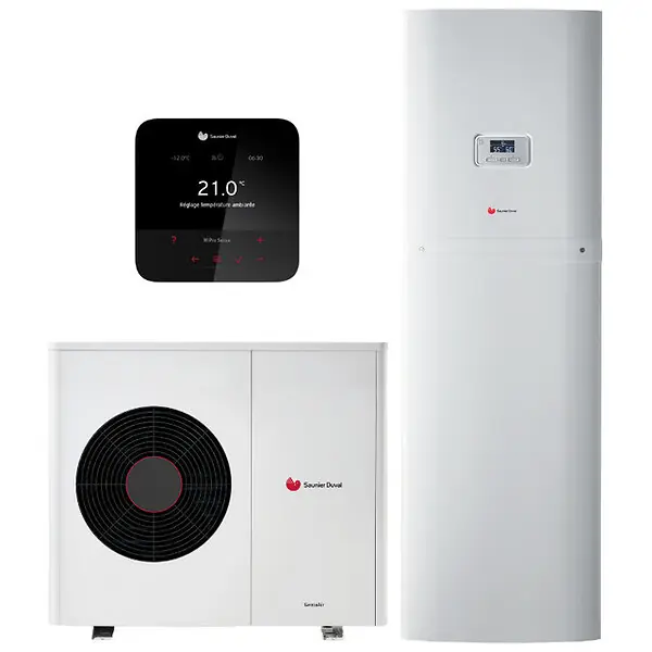 Pompe à chaleur Air / Eau Monobloc GeniaAir Max 8 Mono + GeniaSet Max + MiPro Sense - SAUNIER DUVAL Vente Flash