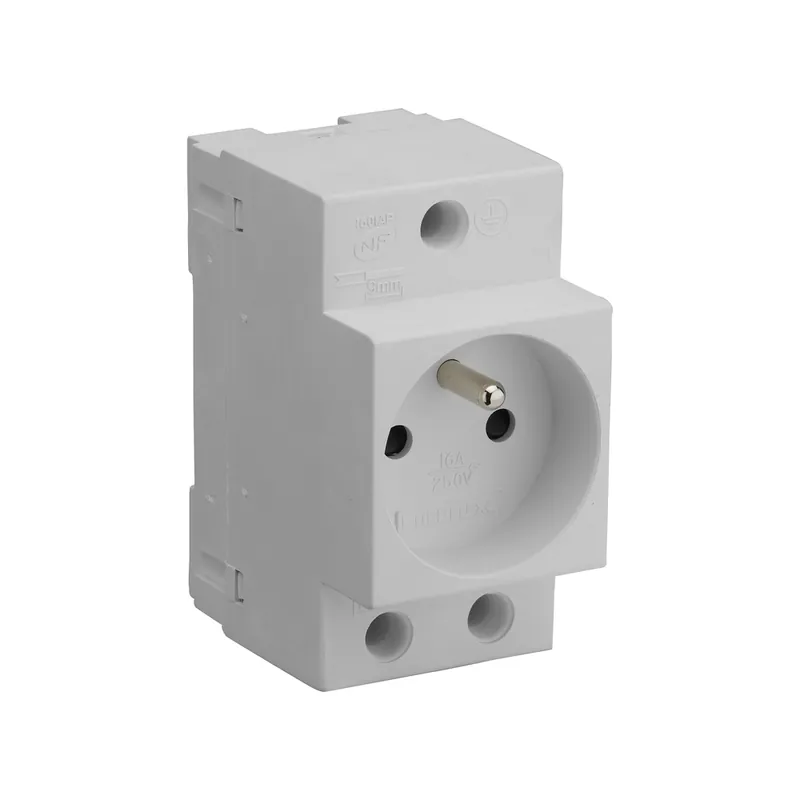 Prise modulaire 2 pôles+terre 16A DEBFLEX Nouveauté