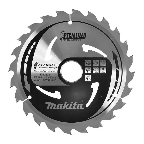 Lames "EFFICUT" Composite decking MAKITA Offre Limitée