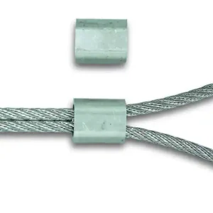 Achetez Aujourd'hui Manchons aluminium pour câble diamètre 4 mm par 2 CHAPUIS