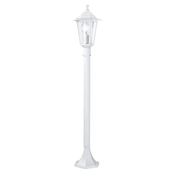 Meilleur Choix Potelet d‘extérieur aluminium LATERNA 5 Blanc H103cm EGLO