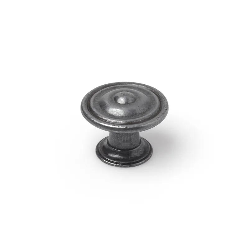 Bouton de meuble Lyonnais vieil argent diamètre 30 mm REI Livraison Express