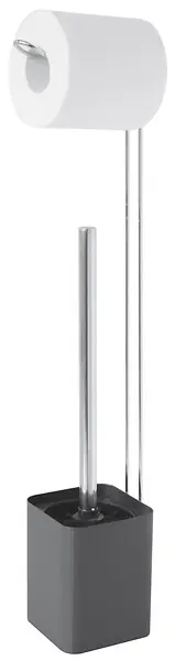 Commande En Gros Serviteur WC Viki - Métal époxy - Carbone - 47cm GELCO