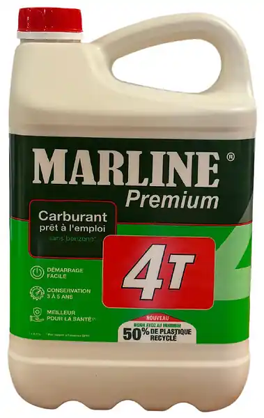 Carburant alkylat 4 temps - 5L - Bidon recyclable MARLINE Nouveauté
