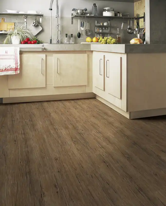 Expédition Rapide Sol vinyle effet bois noisette RUSTIC ép 2 mm 15,2 x 91,4 cm compatible pièce humide paquet de 2,20 m² GERFLOR