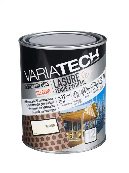 Réduction Lasure incolore - 1L VARIATECH