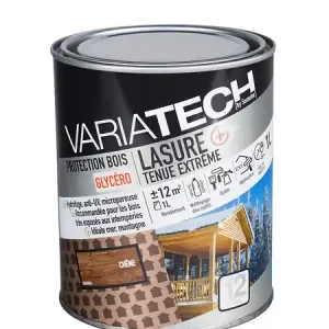Lasure extérieure - Teinte Chêne - 1L VARIATECH Petit Prix
