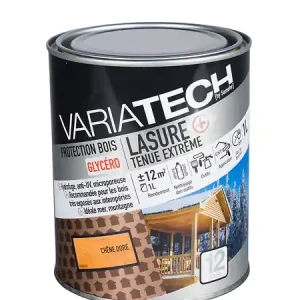 Lasure protectrice bois extérieur - Teinte Chêne doré - 1L VARIATECH Prix Cassé